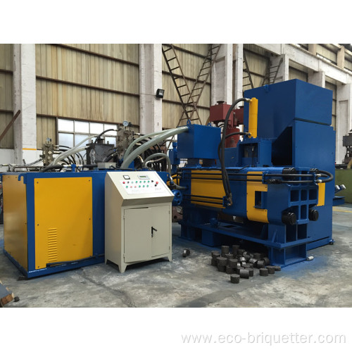 Horizontal Scrap Steel Chips Briquetting Machine Press